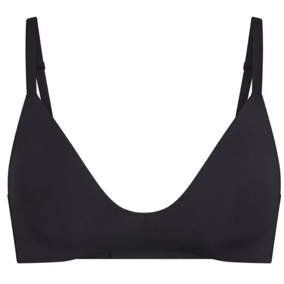 NWT SKIMS Wireless Form T Shirt Demi Bra In Onyx Black Seamless Padded Bra - Picture 3 of 6